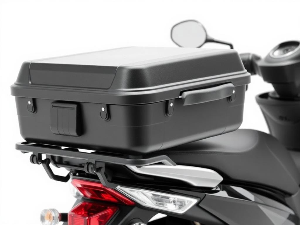Moto preparada con caja para delivery en Scooter 305 Miami